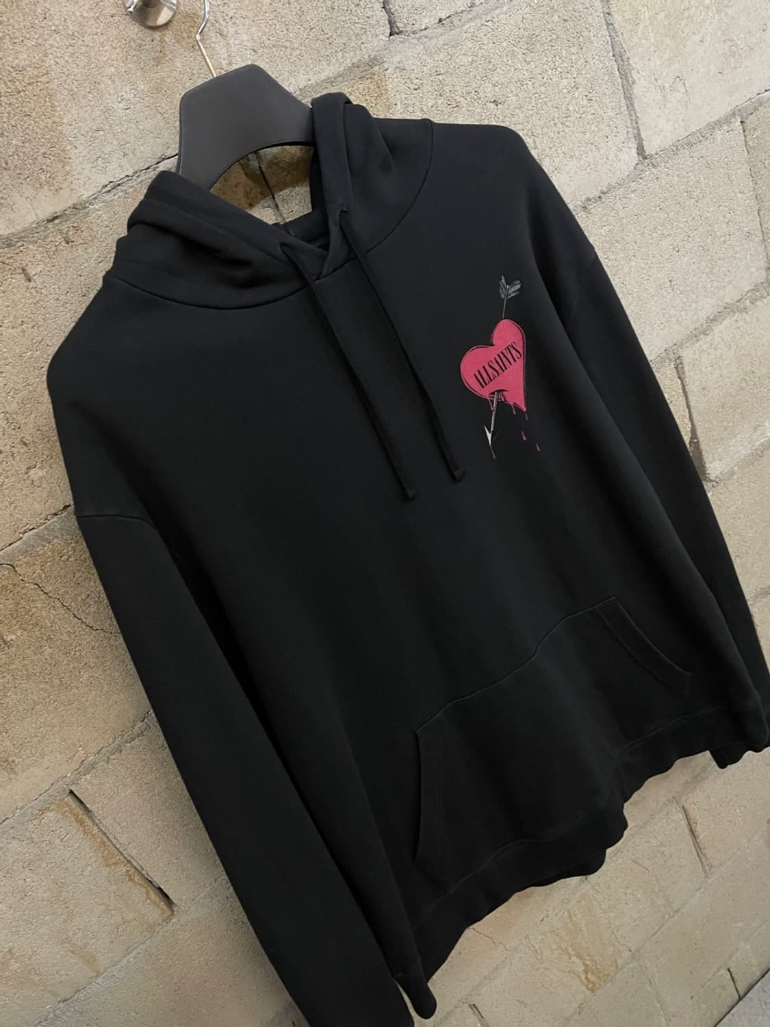 올세인츠 블리딩 하트 그래픽 후드 티셔츠  상품이미지5