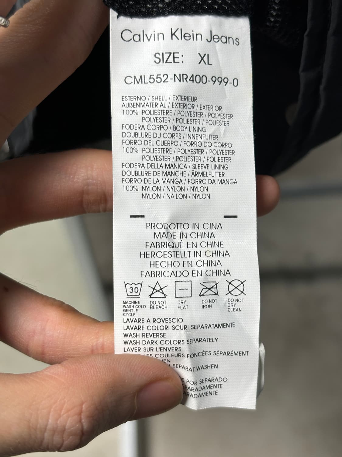 캘빈클라인 비대칭 자켓 상품이미지5