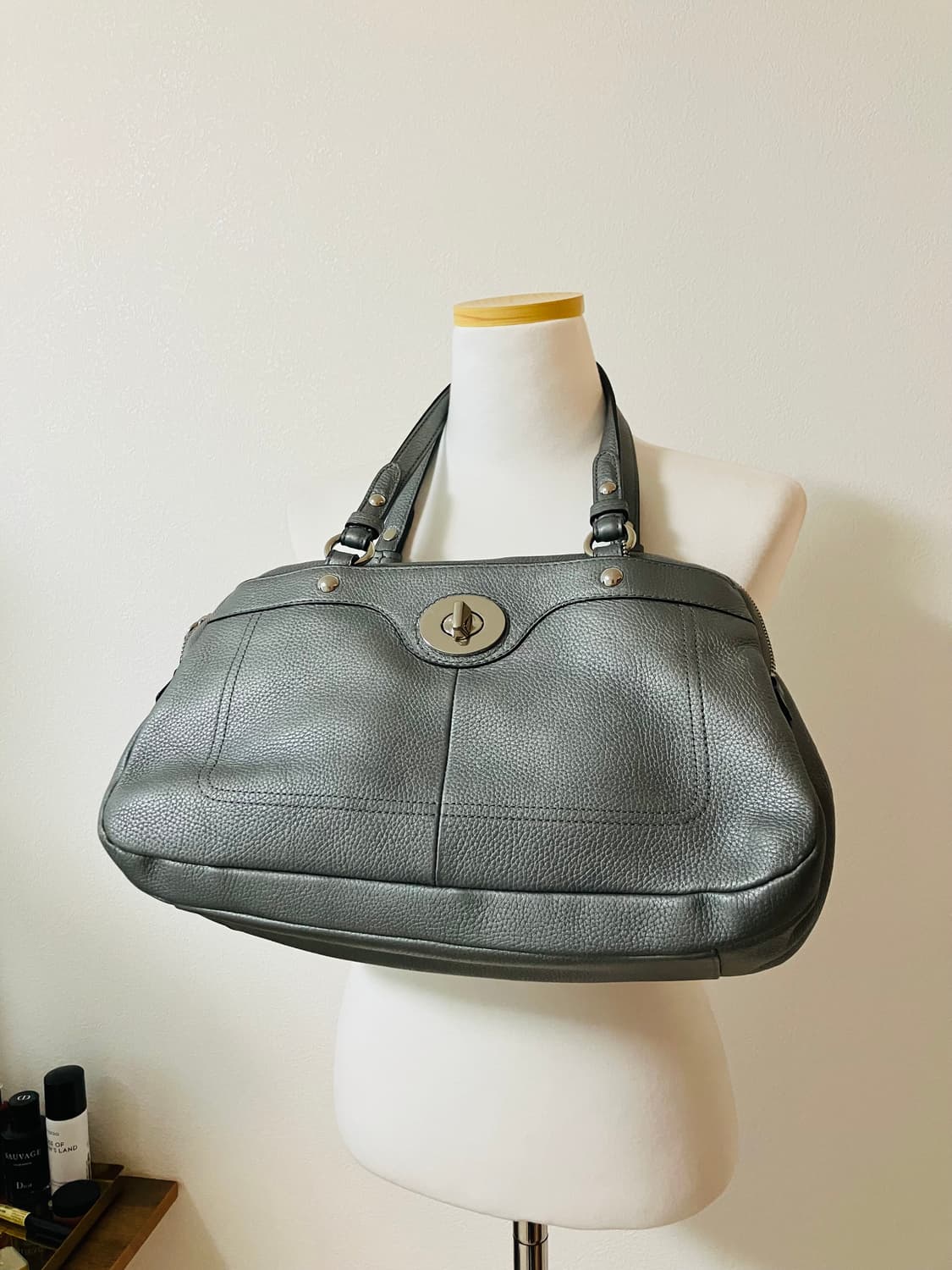 코치 coach 실버 숄더백 토트백 y2k 올드코치 상품이미지1