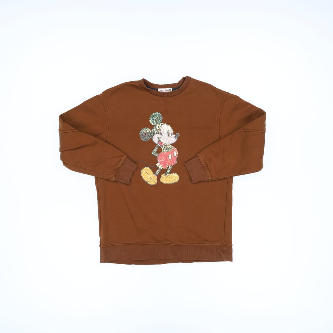 [55] 디즈니 여성 미키마우스 스팽클 기모 맨투맨 1215H1 상품이미지1