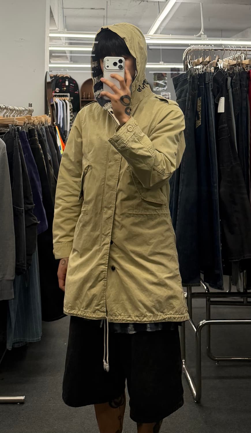 M) 사스콰치패브릭스 빈티지 후드 자켓 상품이미지4