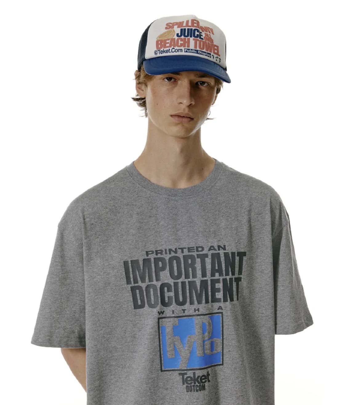 TEKET 테켓 그래픽 트러커 캡 네이비 상품이미지5