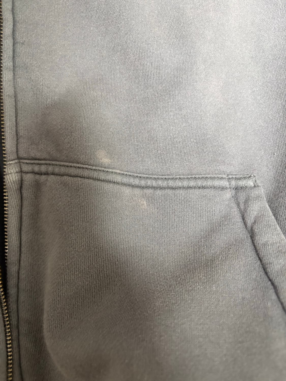 이지 집업 후드 다크 그레이 상품이미지3