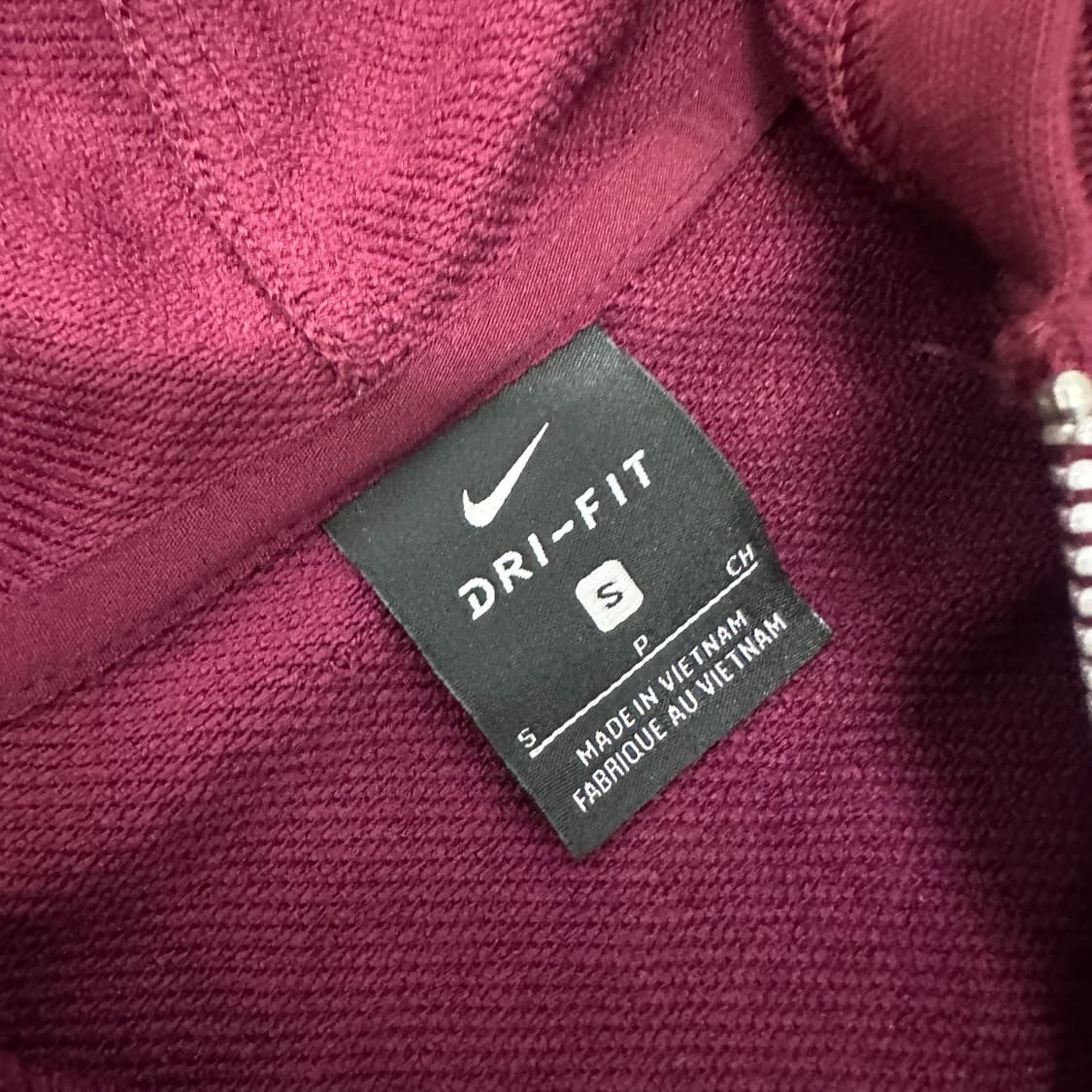 NIKE 나이키 버건디 여성 후드집업 S 상품이미지3