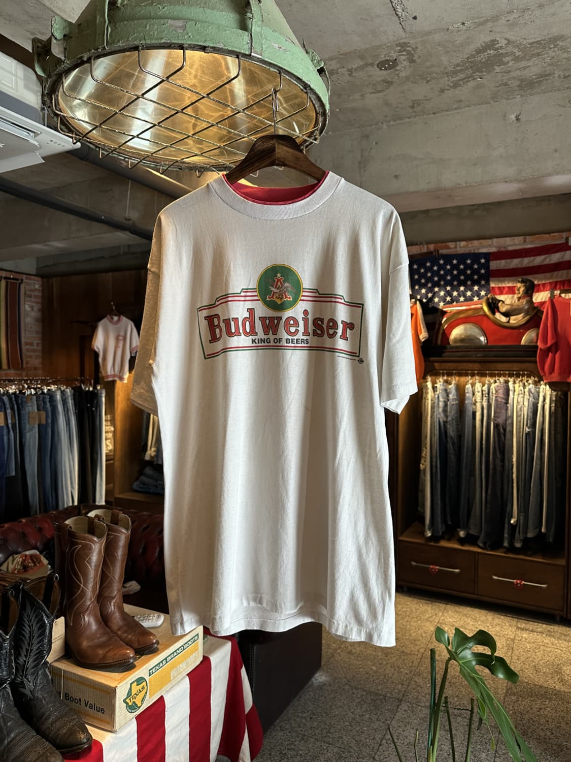 90s USA 빈티지 Budweiser 버드와이저 반팔 티셔츠 상품이미지1