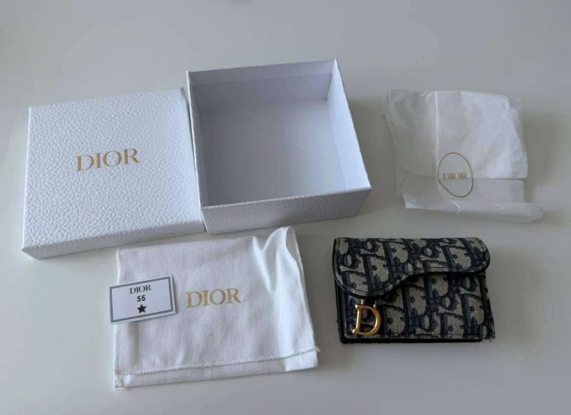 디올 오블리크 새들 카드지갑 상품이미지1