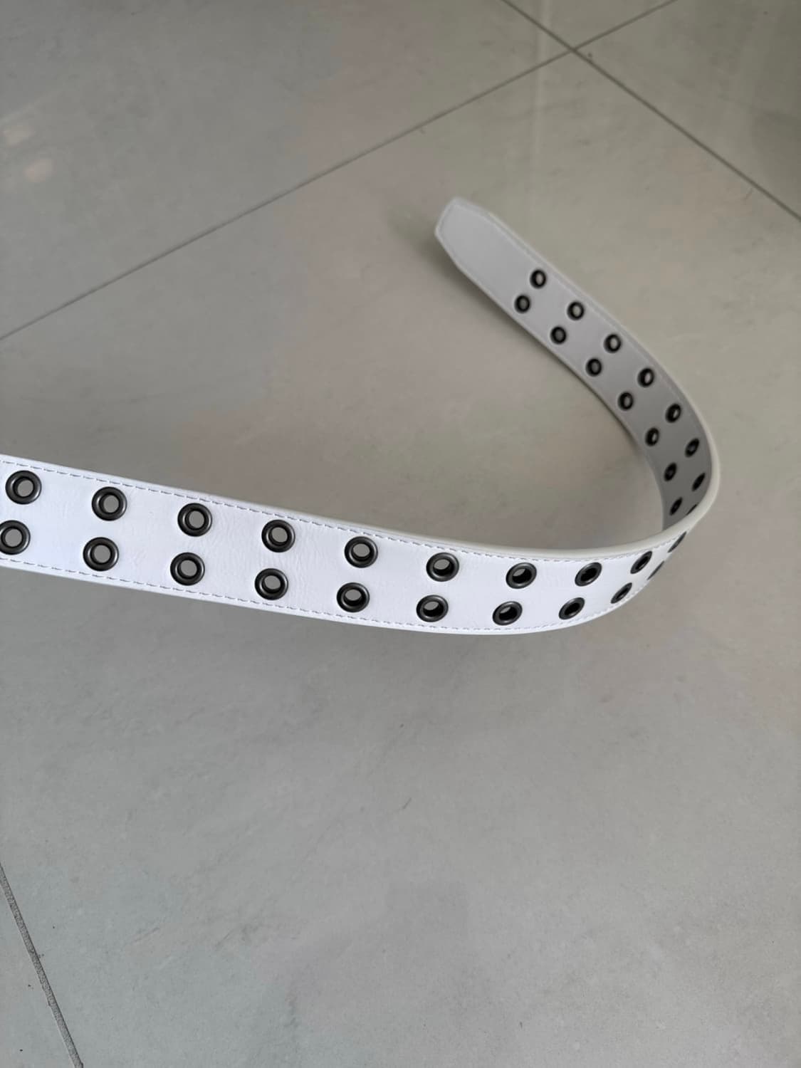 [새상품] 디키즈(Dickies) 로고 더블아일렛 GI 웨빙 벨트 블랙 상품이미지5