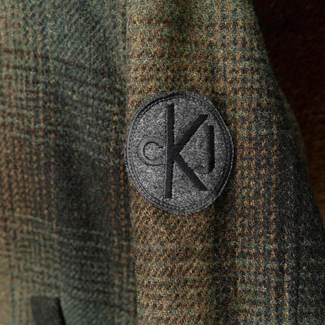 [100] 90s~ 캘빈클라인 CKJ 울 체크 블루종  상품이미지3