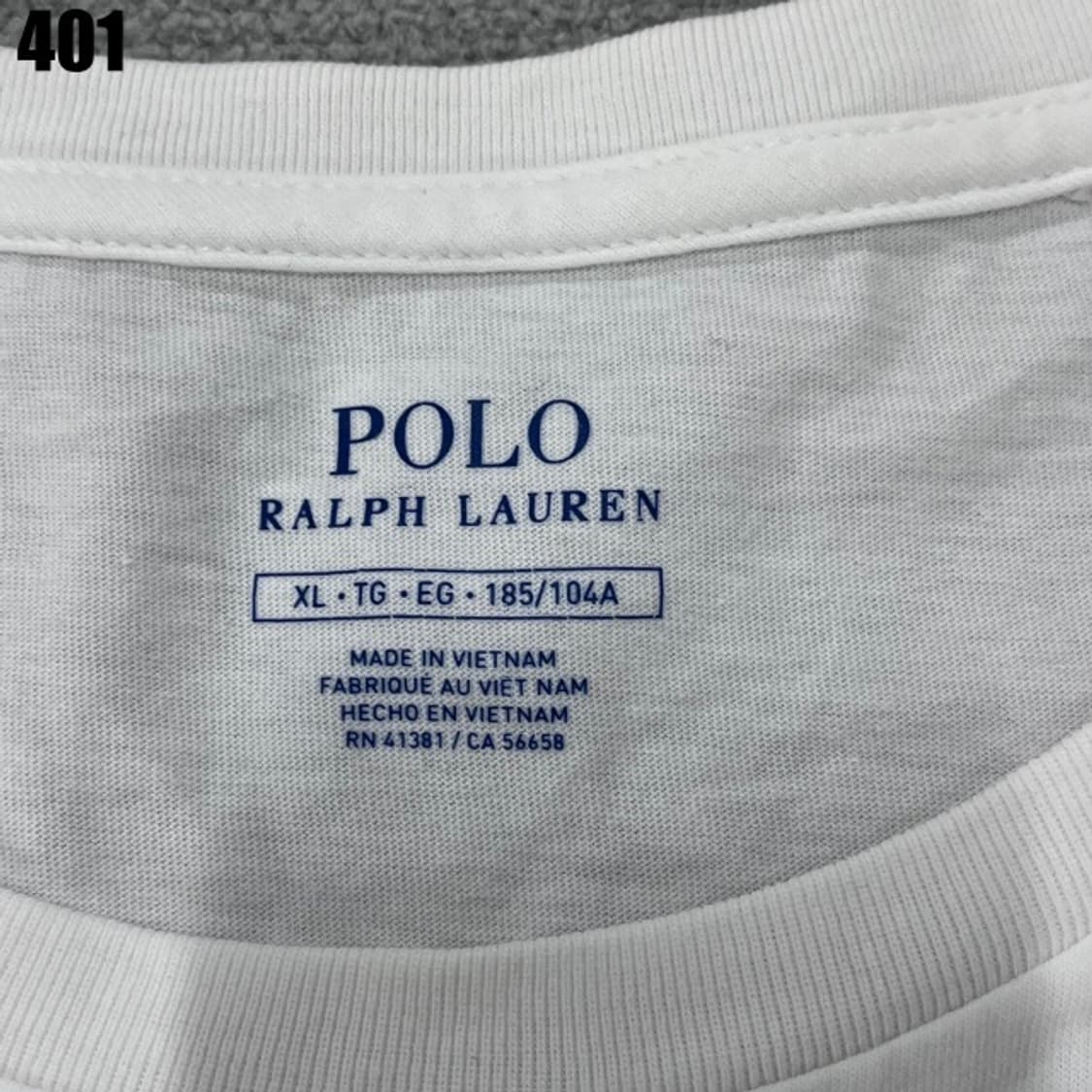 폴로 화이트 반팔티  상품이미지2