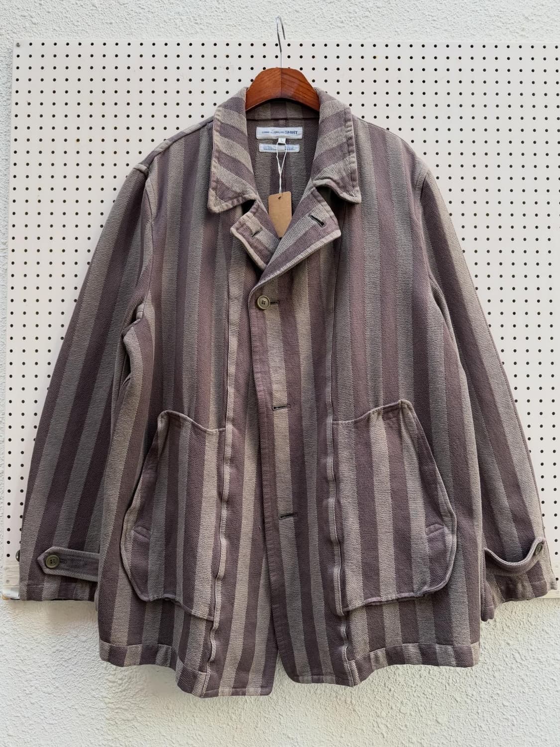 COMME des GARCONS SHIRT 꼼데가르송 스트라이프 자켓 상품이미지1