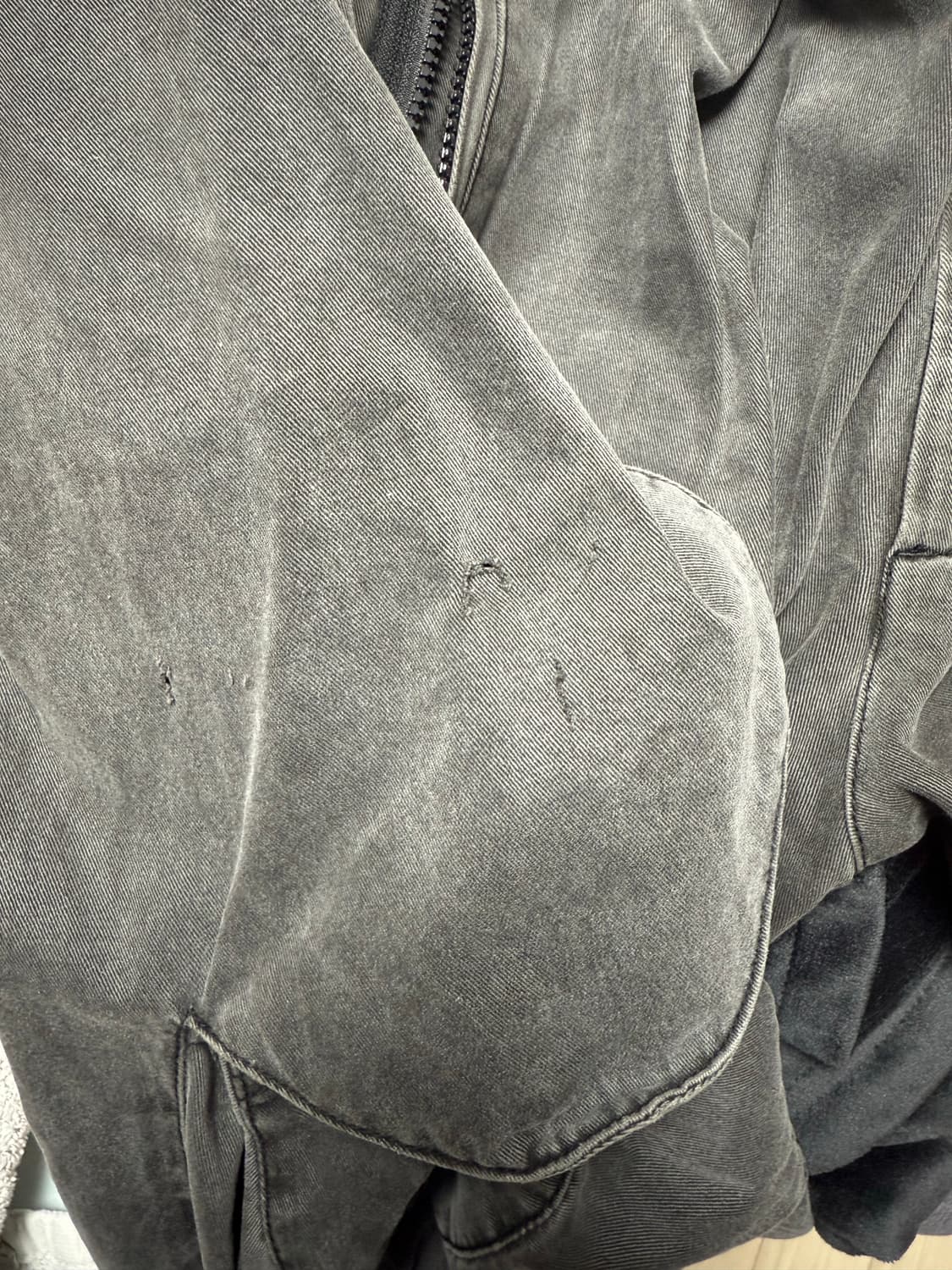 혜인서 워시드 카고팬츠 차콜 2 미듐 상품이미지5