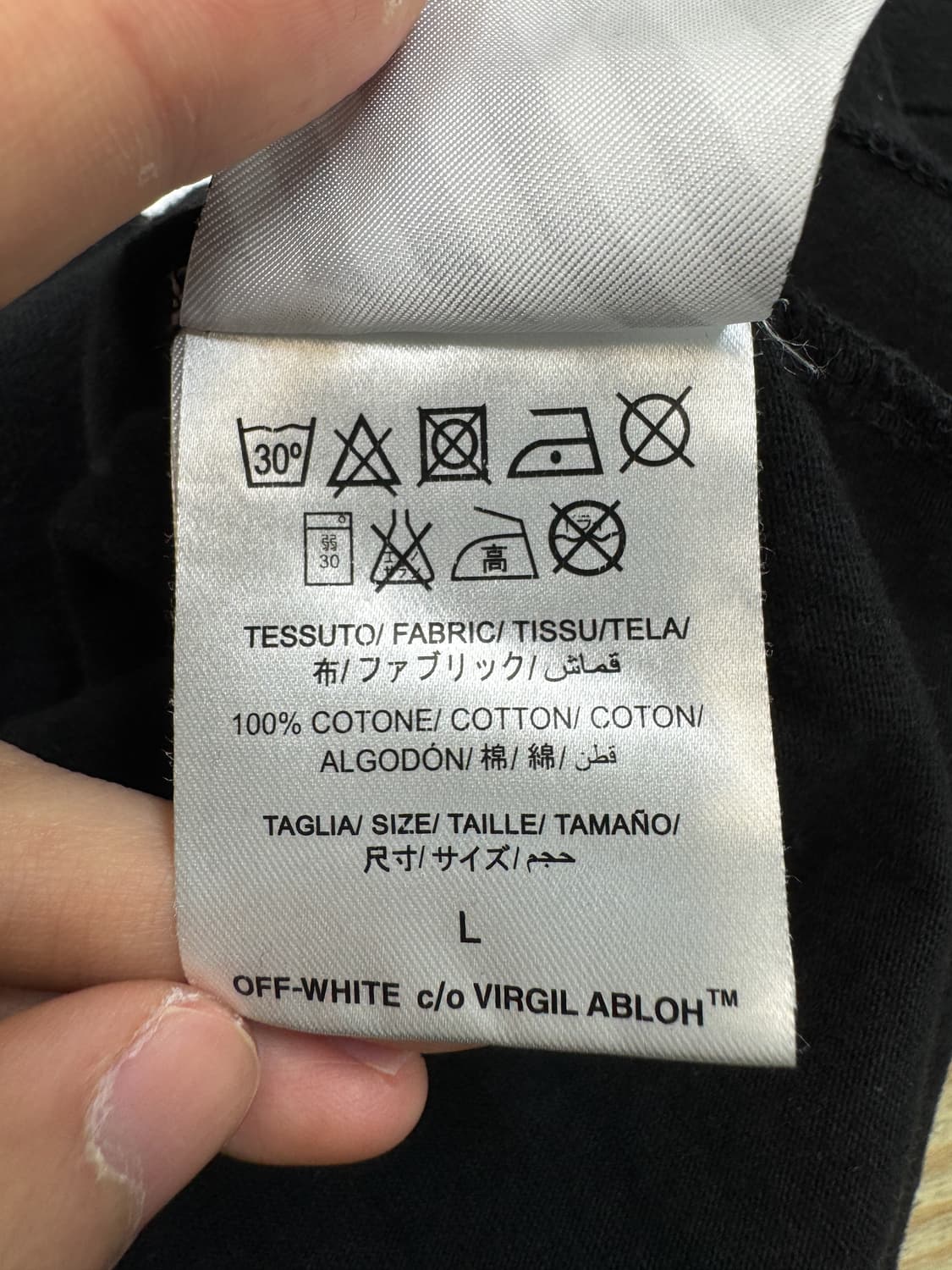 오프화이트 X 브이론 16S/S 버질 아블로 티셔츠 상품이미지8