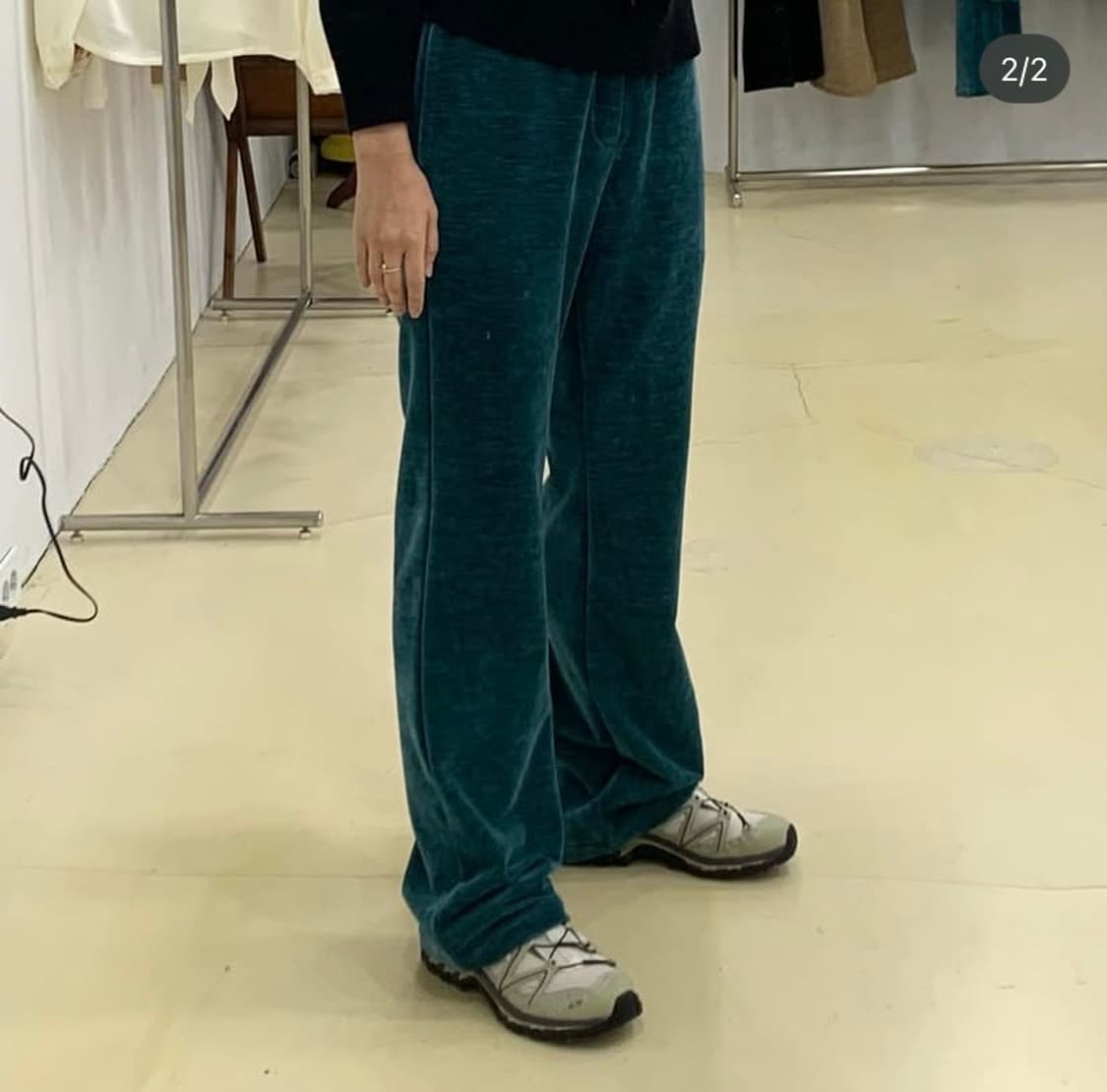 쉬이즈큐트 트랙팬츠 샐리그린 품절템 상품이미지2