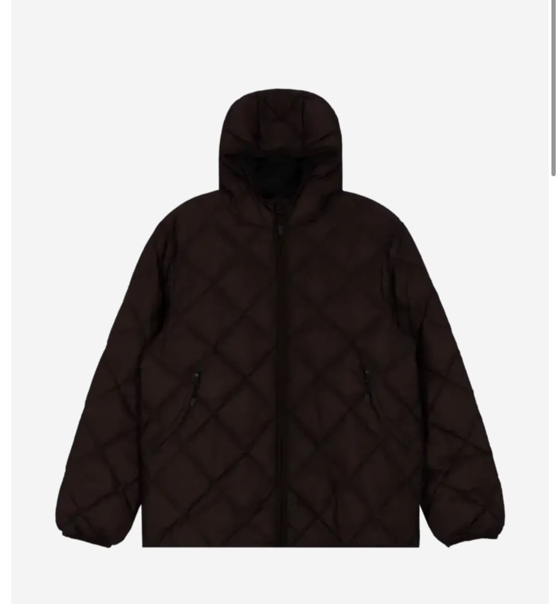 HIKING PATROL 라이트 후드다운 자켓 다크브라운 상품이미지1