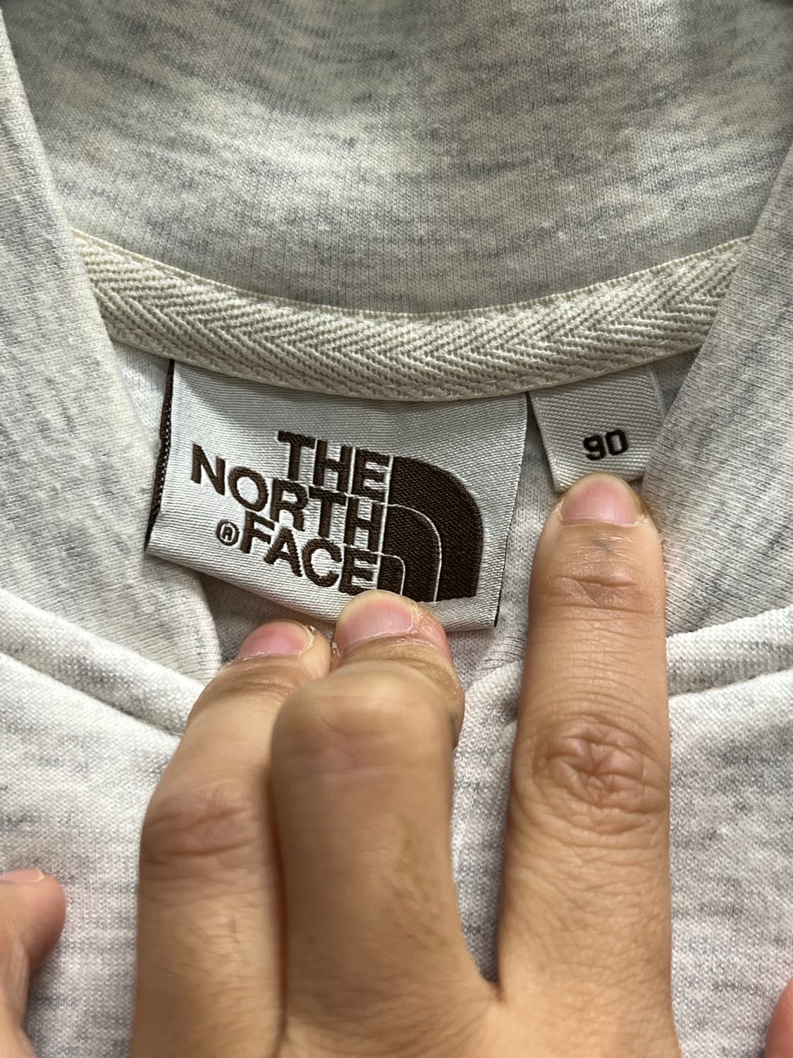 노스페이스 화이트라벨 네오프렌 롱 집업 오트밀 상품이미지4