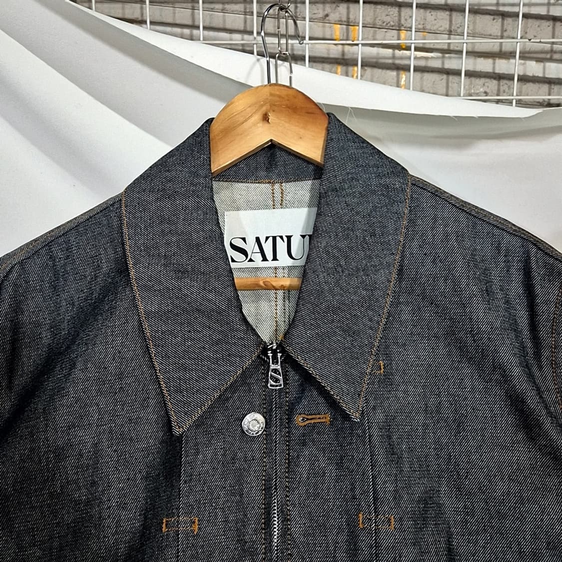 세터 카마로 집업 데님 자켓 상품이미지2