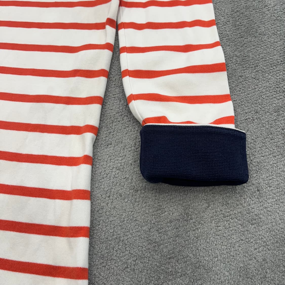 36 라코스테 단가라 원피스 오렌지/화이트 상품이미지4