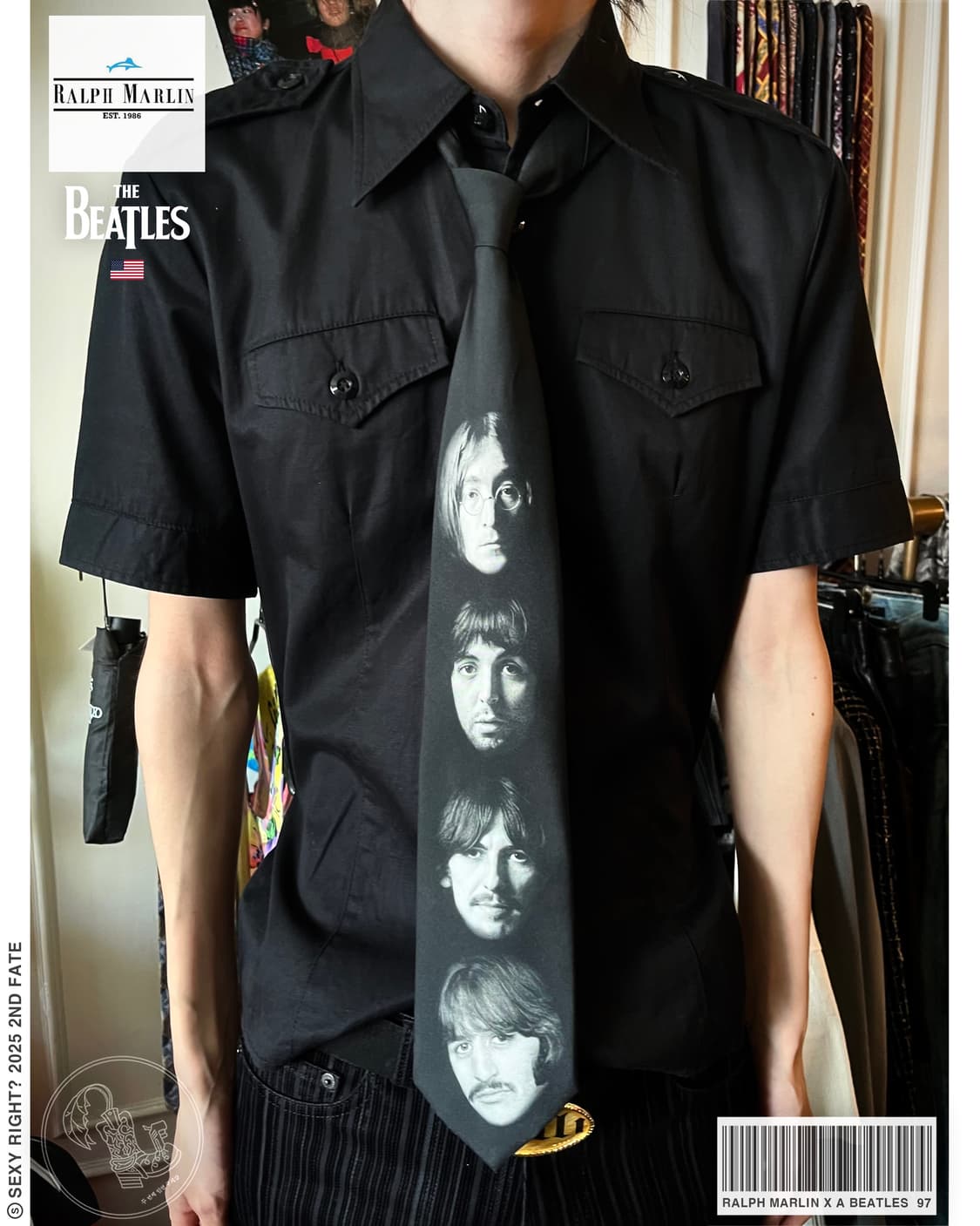 1997年 Ralph Marlin X A Beatles Neck-tie 상품이미지1