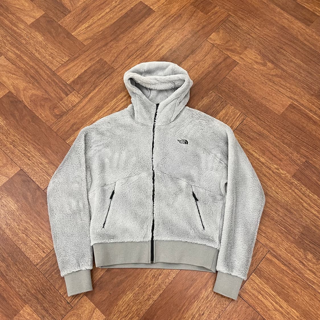 여성 노스페이스 폴라텍 쉐르파 후드집업 상품이미지1