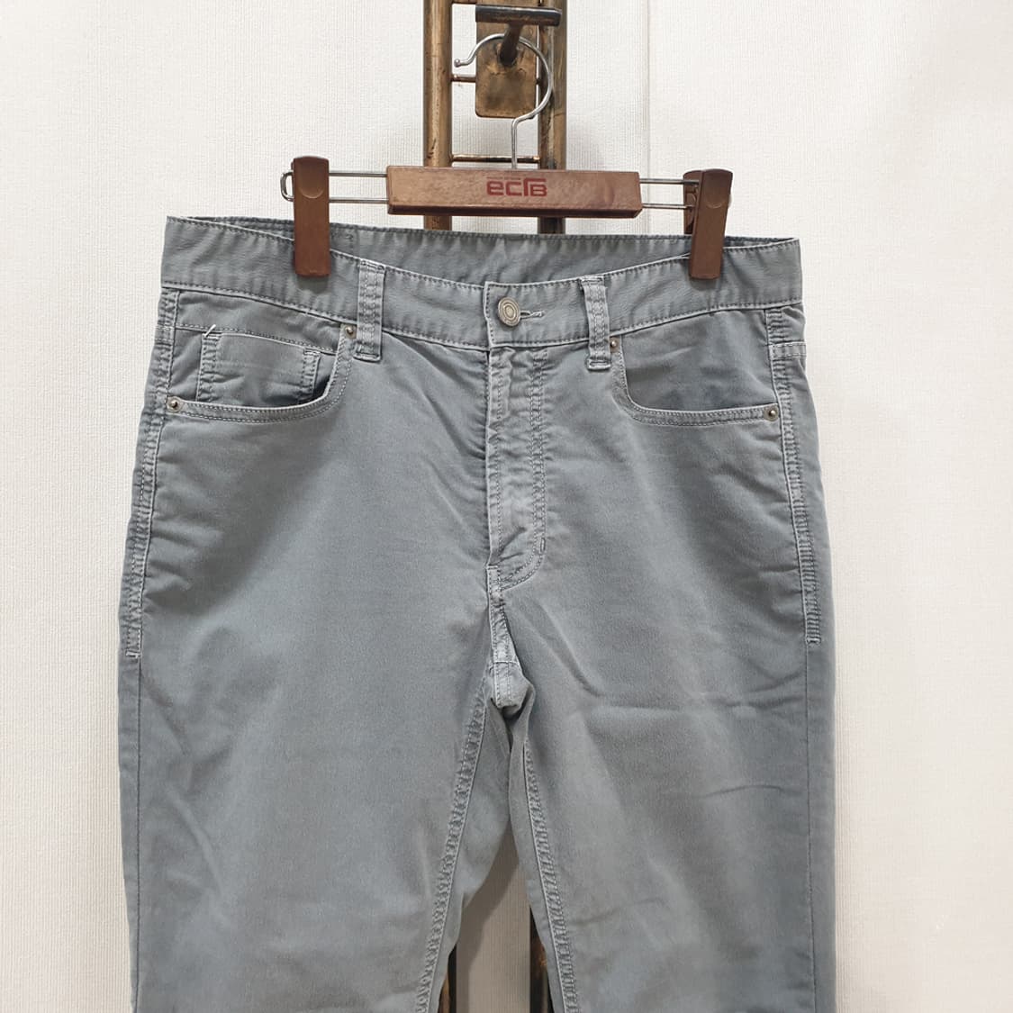 TNGT 카키 AIRO COOL 다잉 데님 팬츠 32 상품이미지2