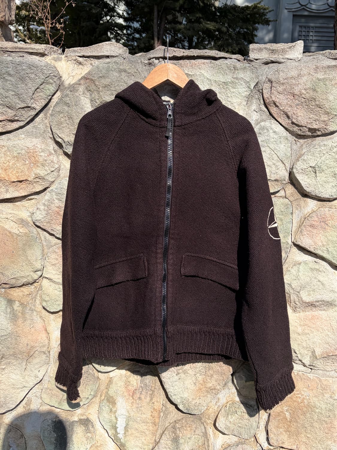 00s 스톤아일랜드 니트 가디건 후드집업 상품이미지2