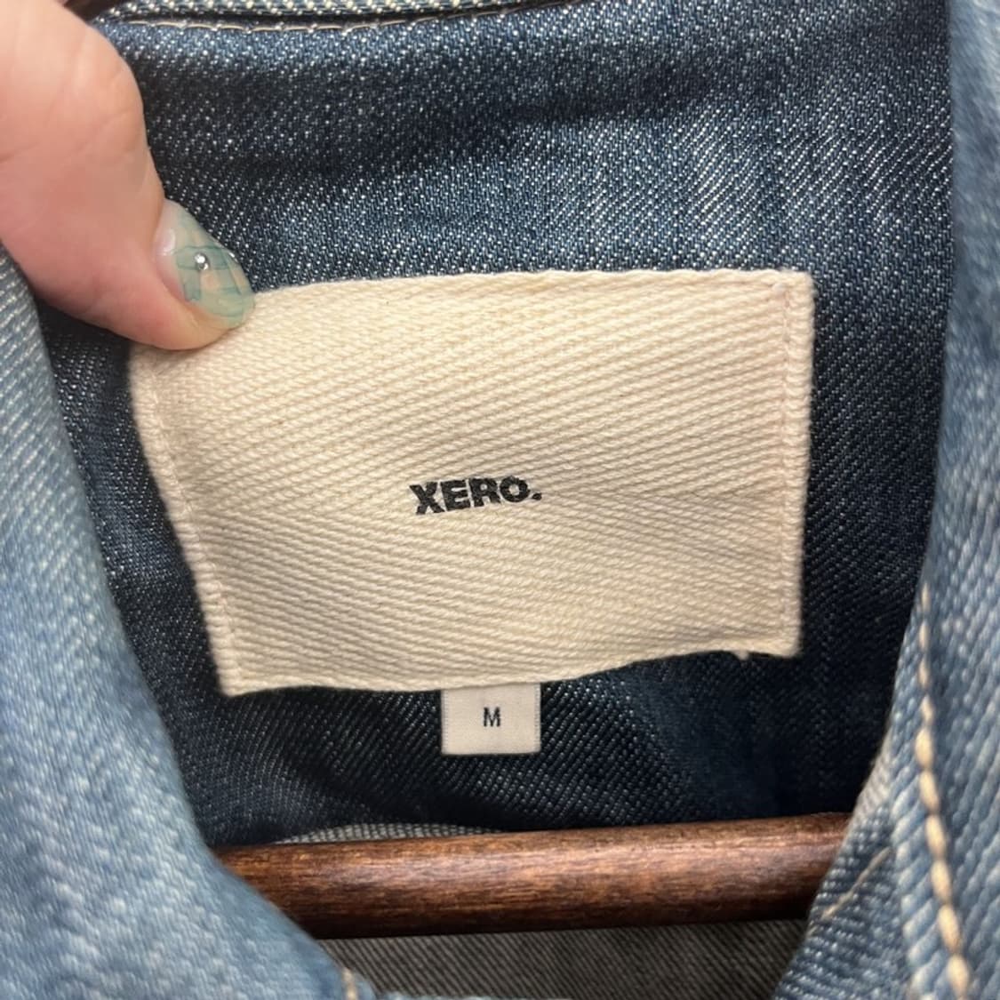 제로 XERO 캐주얼 오버핏 데님 청자켓 100 C05510 상품이미지3
