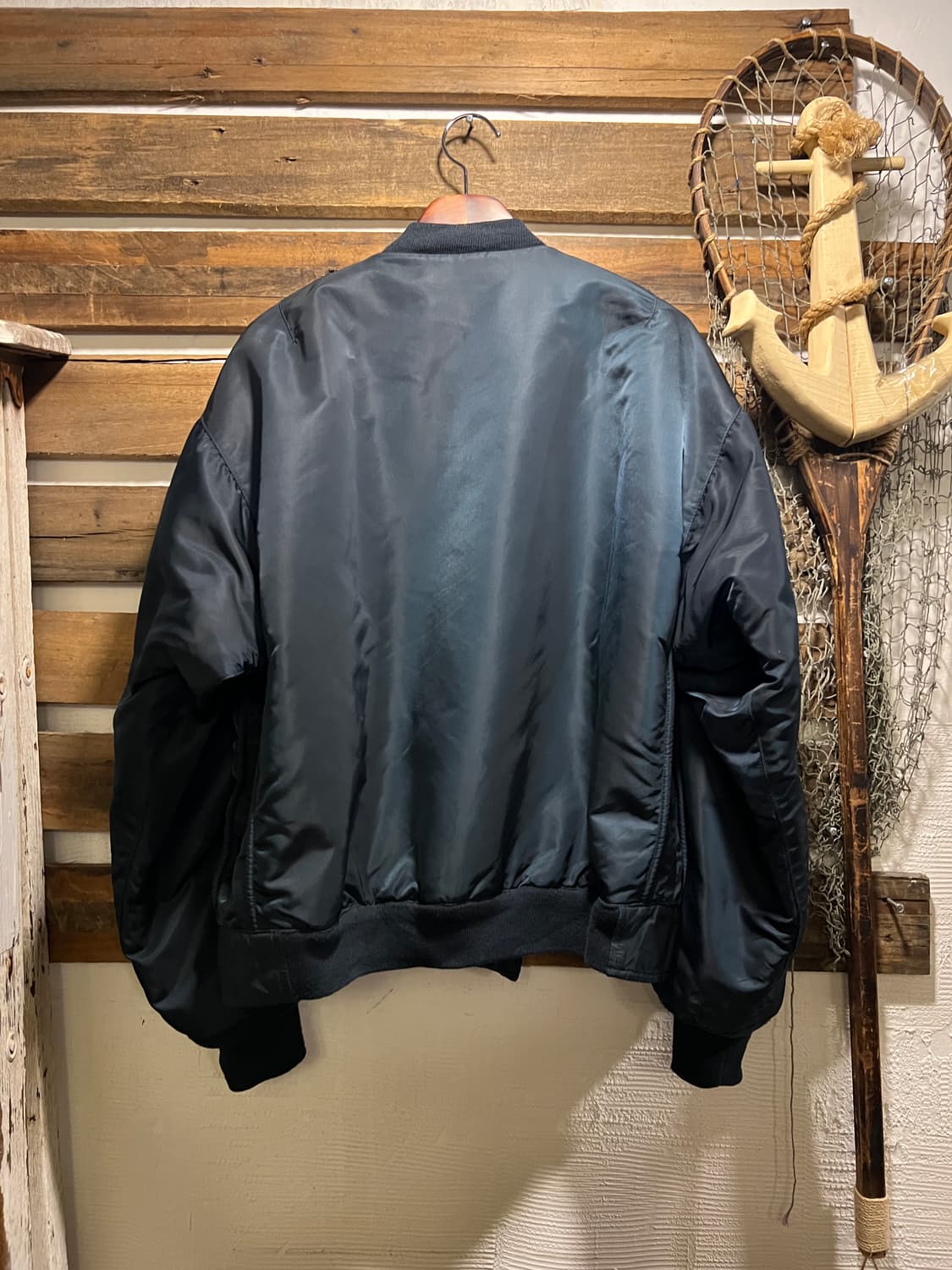 [L]SCHOTT USA 쇼트 MA-1 네이비 항공점퍼 상품이미지8