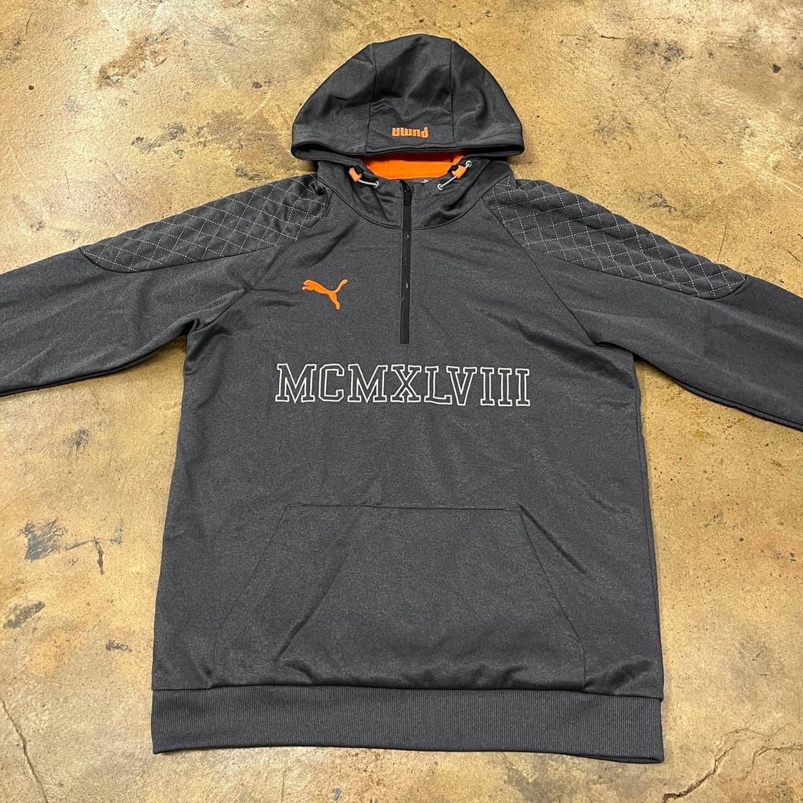 [정품/180] 푸마 하프집업 후드티 그레이 b17 상품이미지3