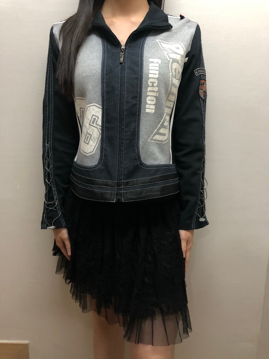 빈티지 블랙 아일렛 져지 상품이미지3