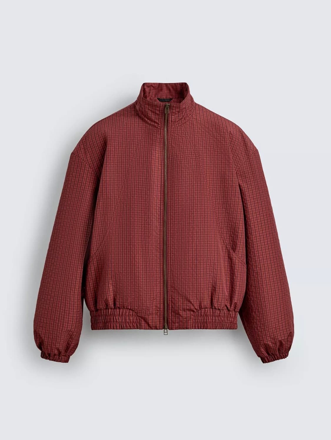 자라 체크 패턴 방풍 재킷 상품이미지1