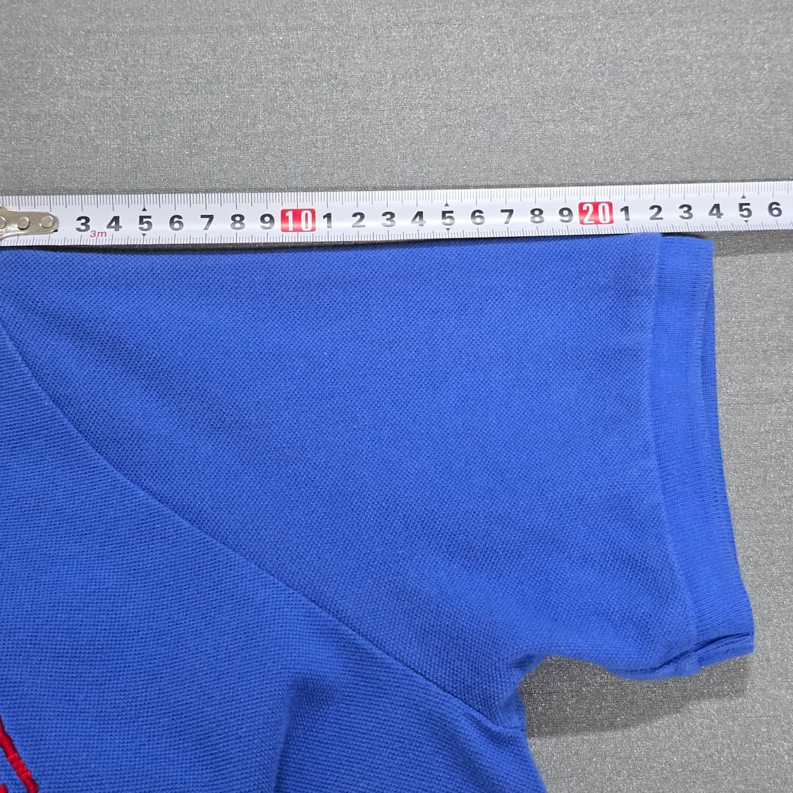 L 90-95) 폴로 랄프로렌 빅포니 반팔 카라티 라이트블루 상품이미지6