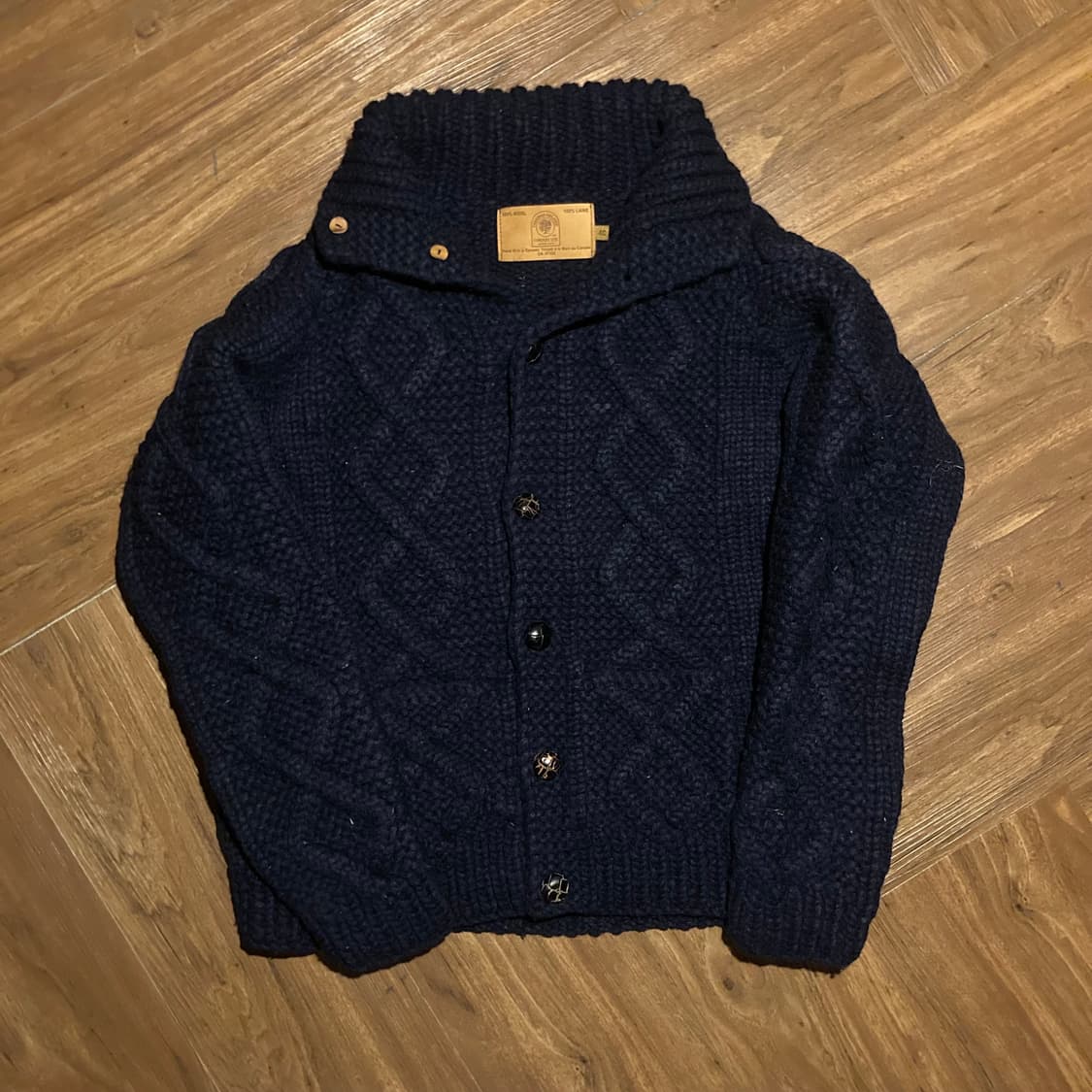 CANADIAN SWEATER HEAVY WOOL CARDIGAN 상품이미지3
