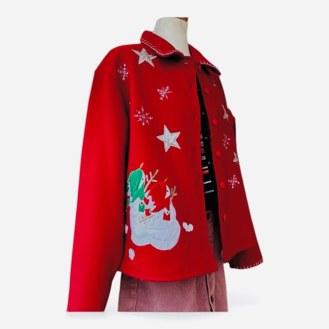 눈사람 울혼방 재킷 상품이미지1