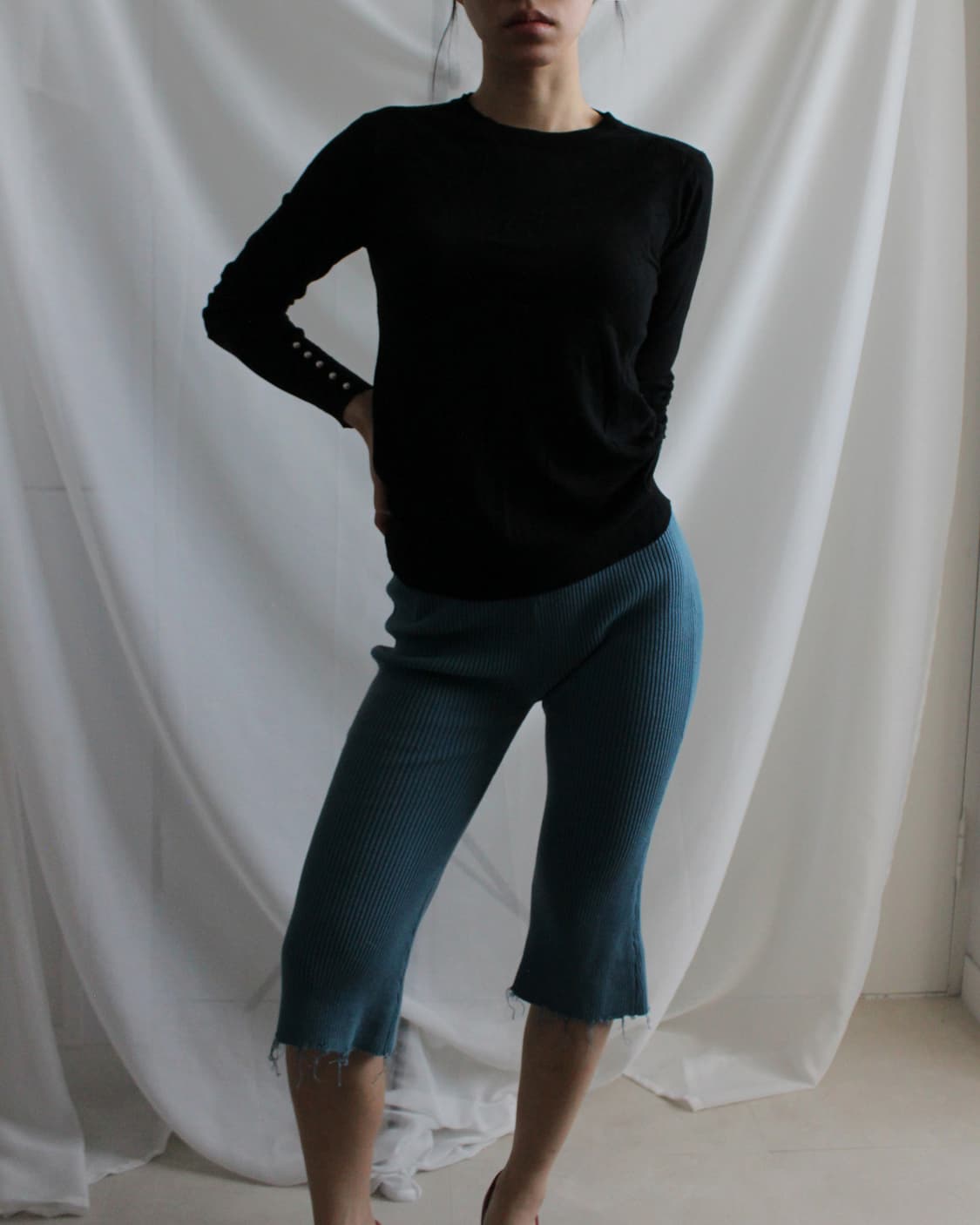 퍼버즈 립 라인 5부 팬츠 상품이미지7