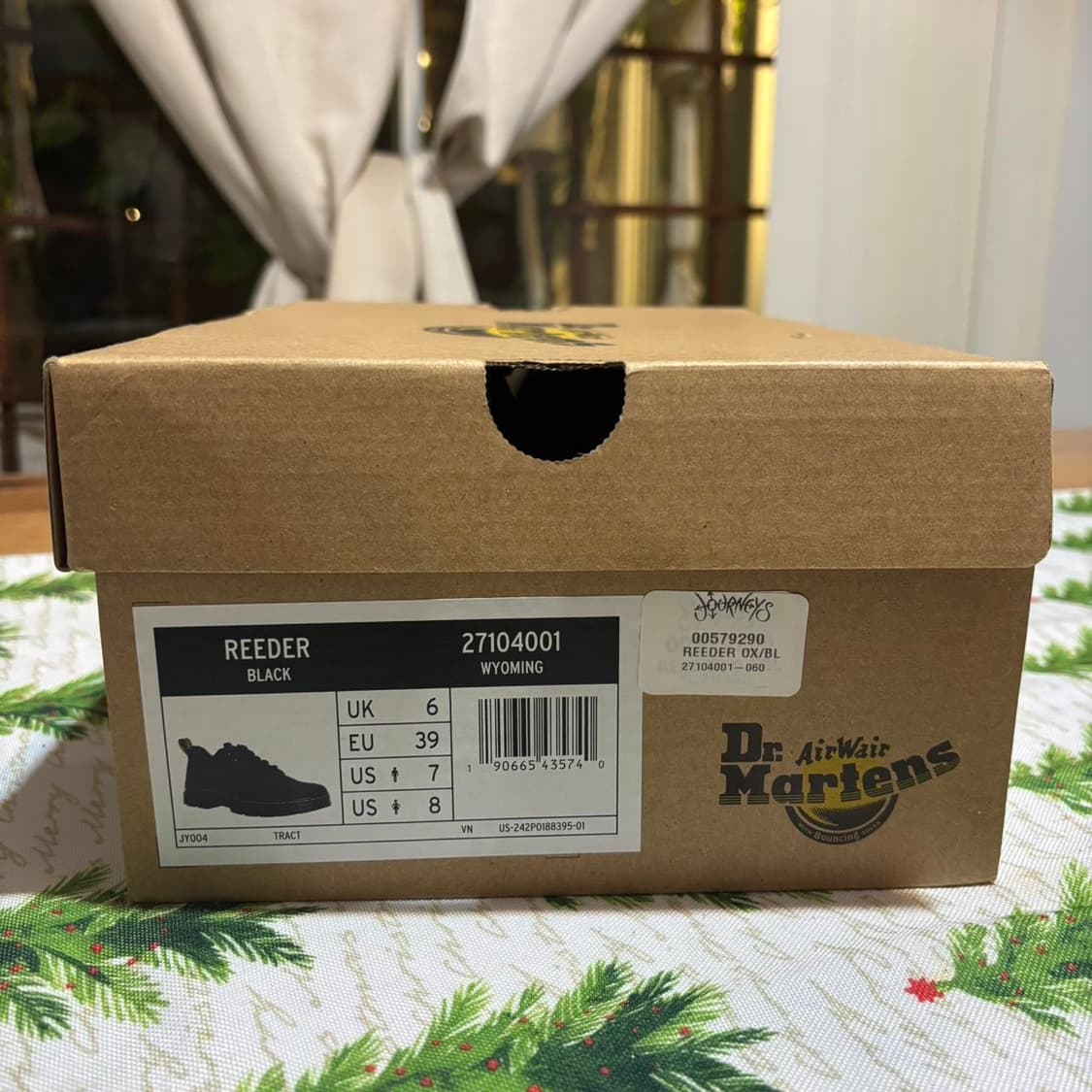 닥터마틴 리더 와이오밍 레더 유틸리티 슈즈 블랙 상품이미지2