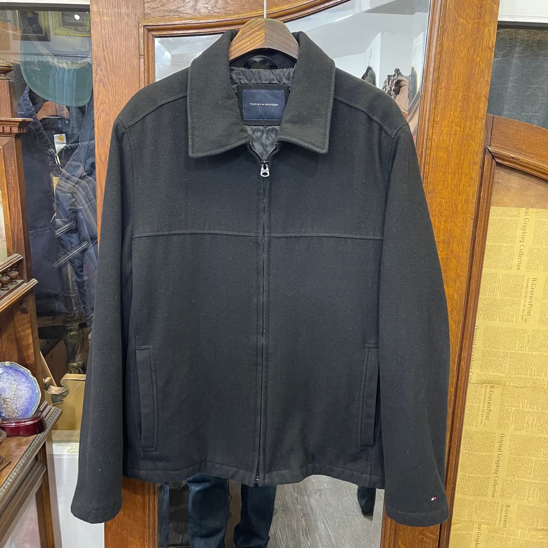 타미힐피거 모직 블루종 상품이미지1