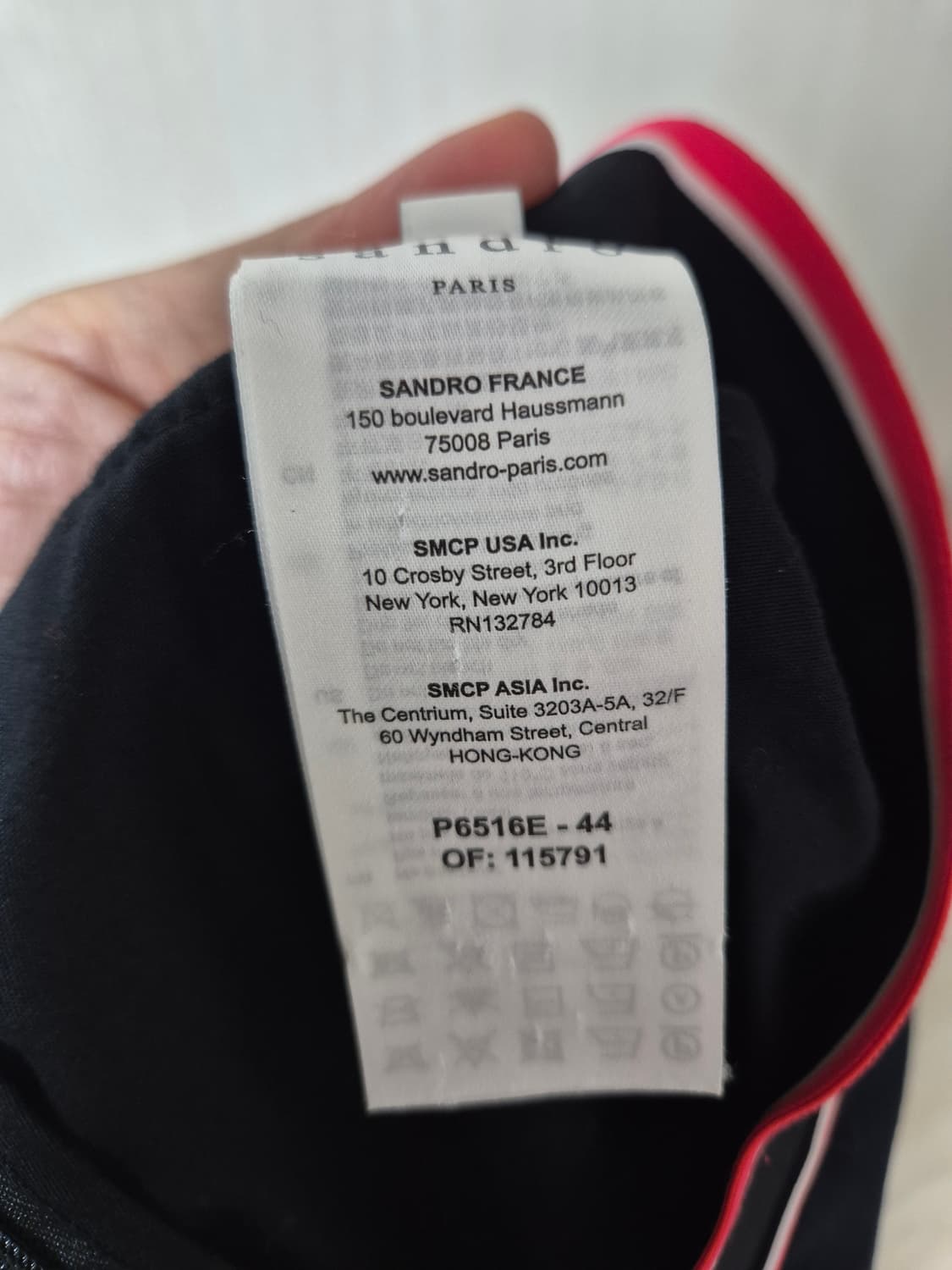 (정품) 산드로 여성팬츠 슬랙스 바지 34 밴딩바지 상품이미지5