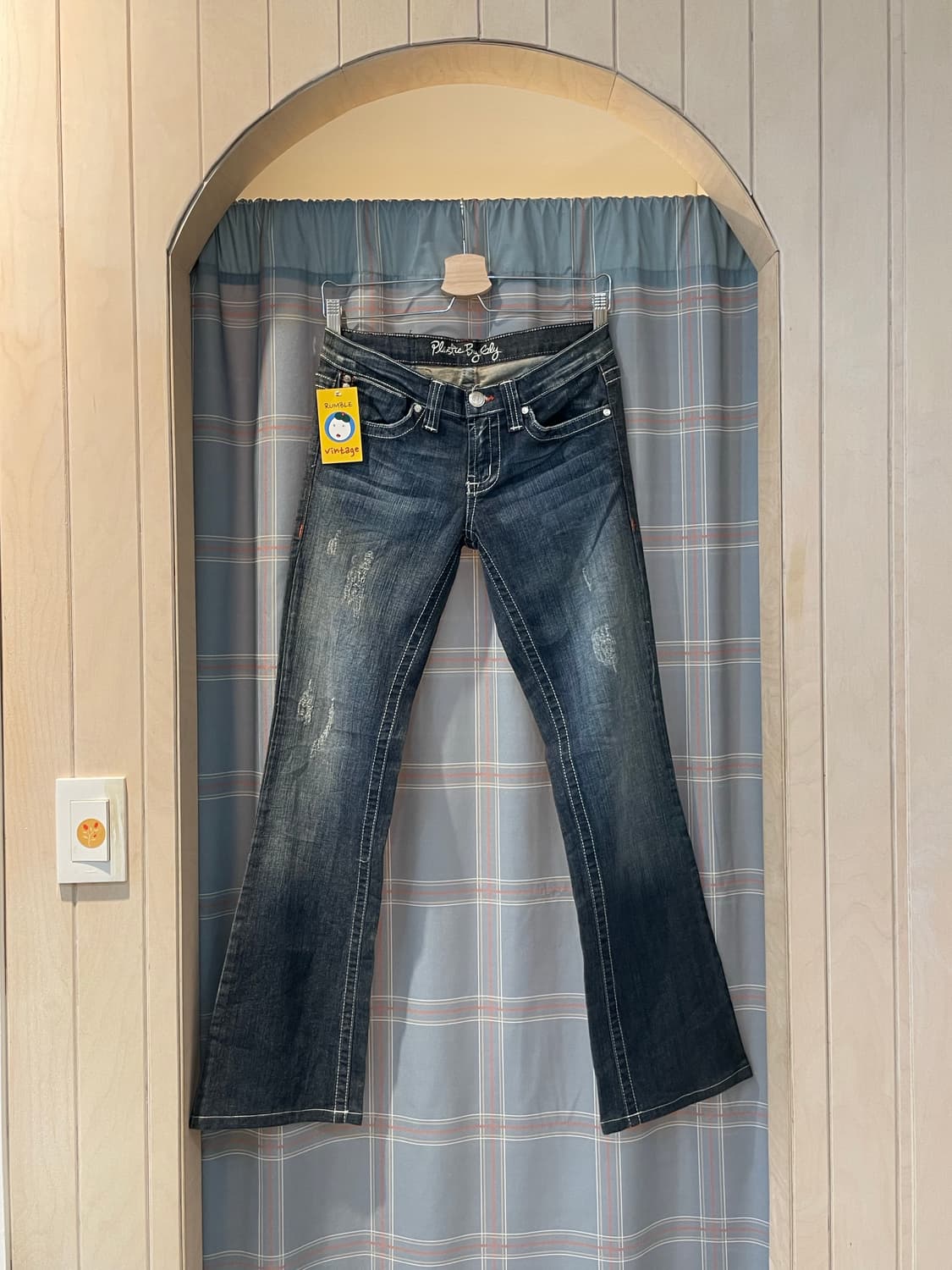 made in USA 로우라이즈 워싱부츠컷 상품이미지5