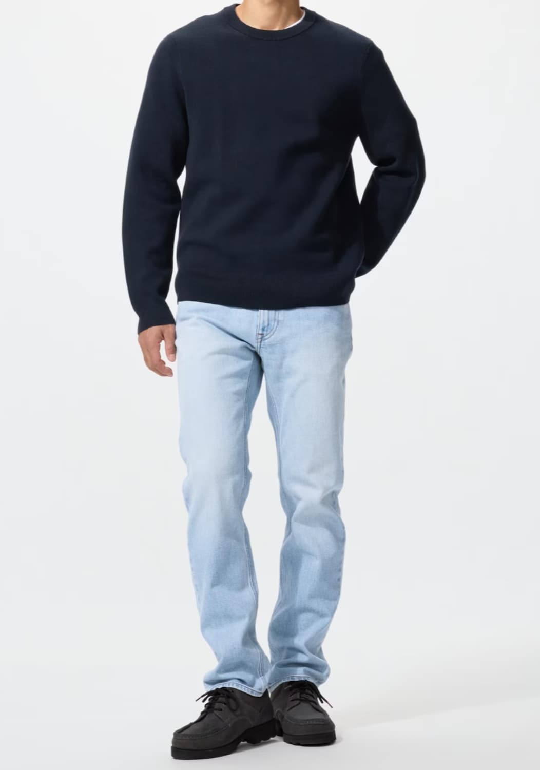 [유니클로] 슬림 스트레이트진(라이트워시) 32 상품이미지4