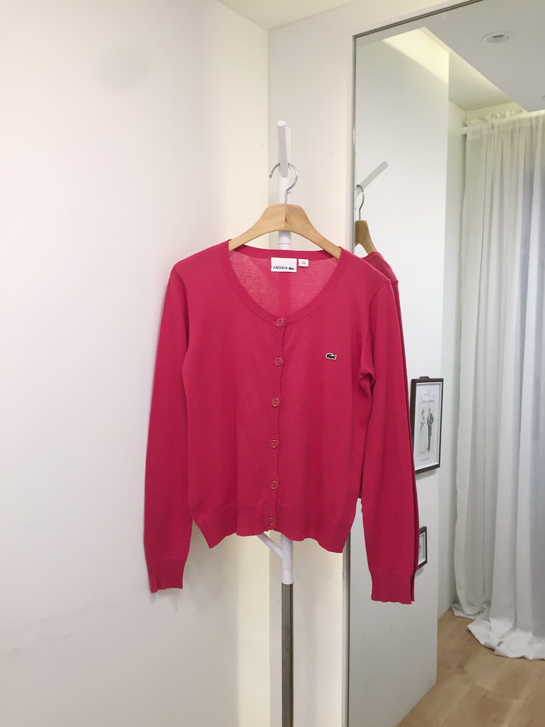 Women Lacoste Knit Cardigan 95 상품이미지4