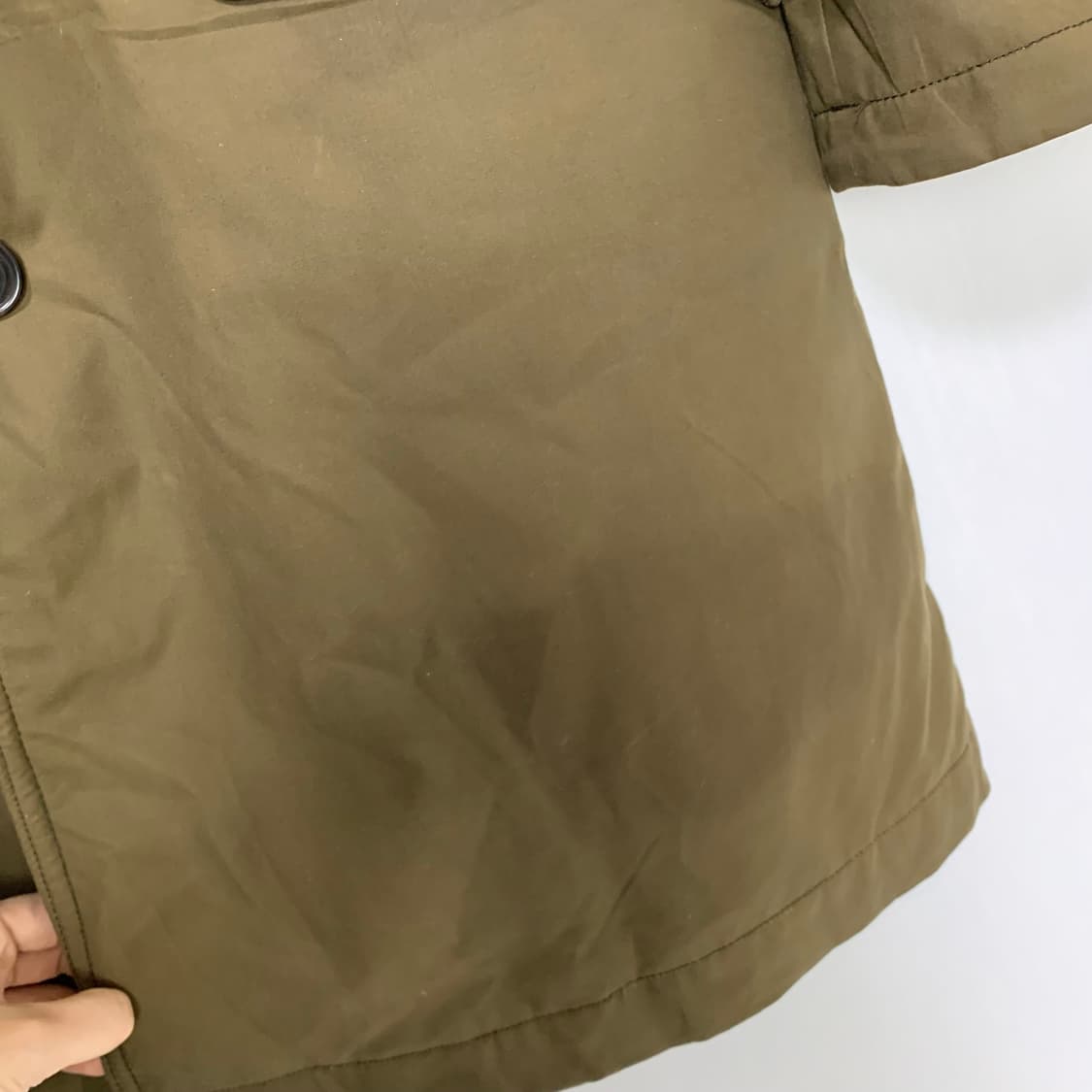 제이프레스 카라 야상 코트 카키 y2k 빈티지 L 상품이미지3