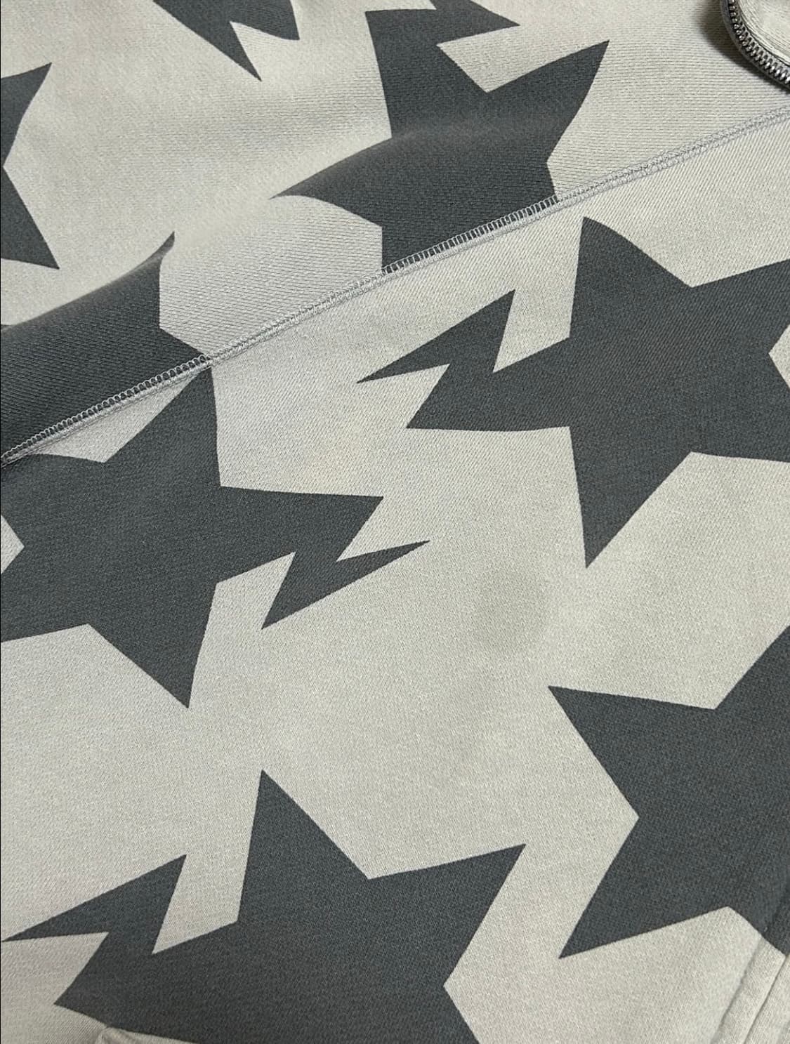 베이프 스타 후드집업 그레이 XL 상품이미지5