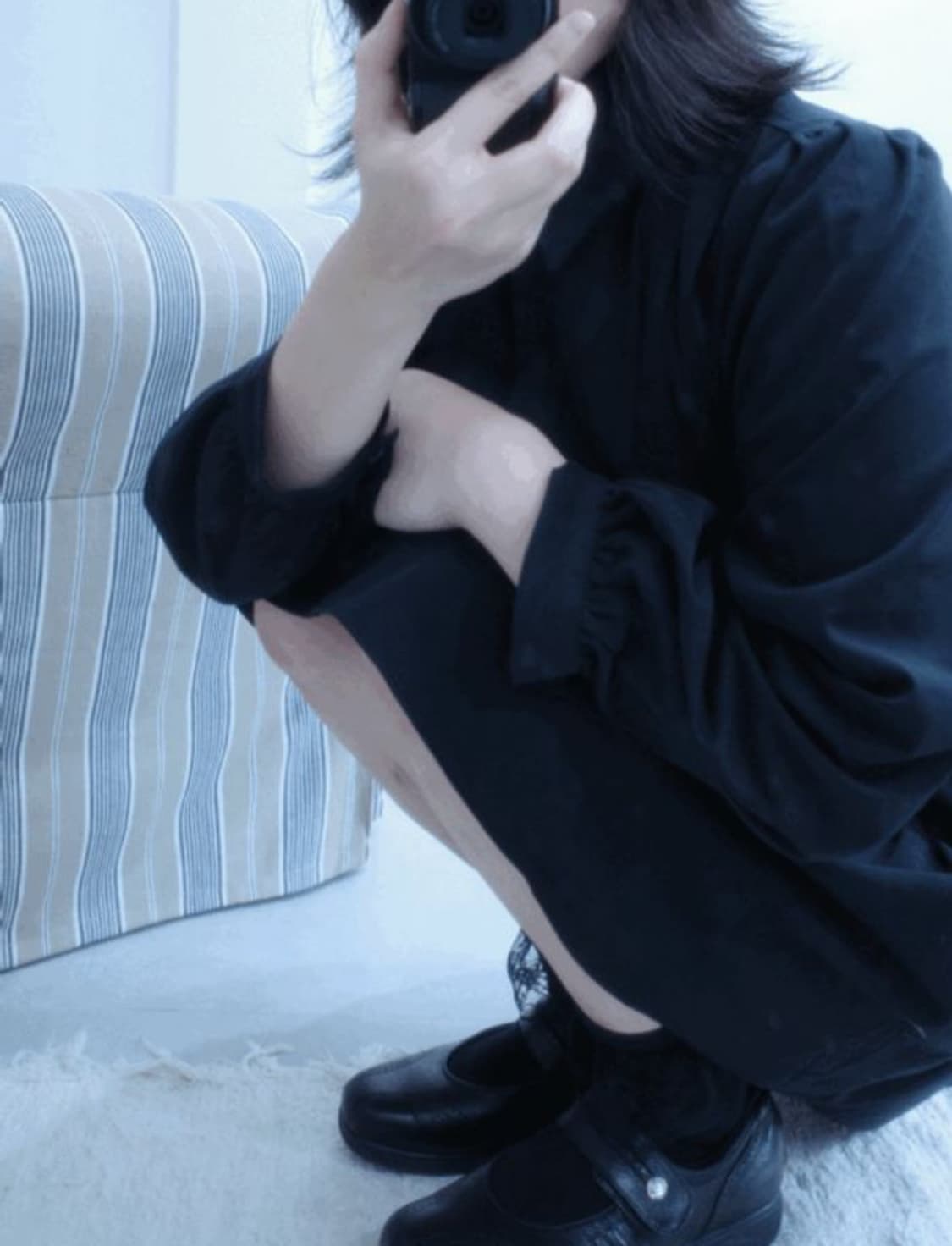 묘랑 핀턱 미디 원피스 상품이미지2