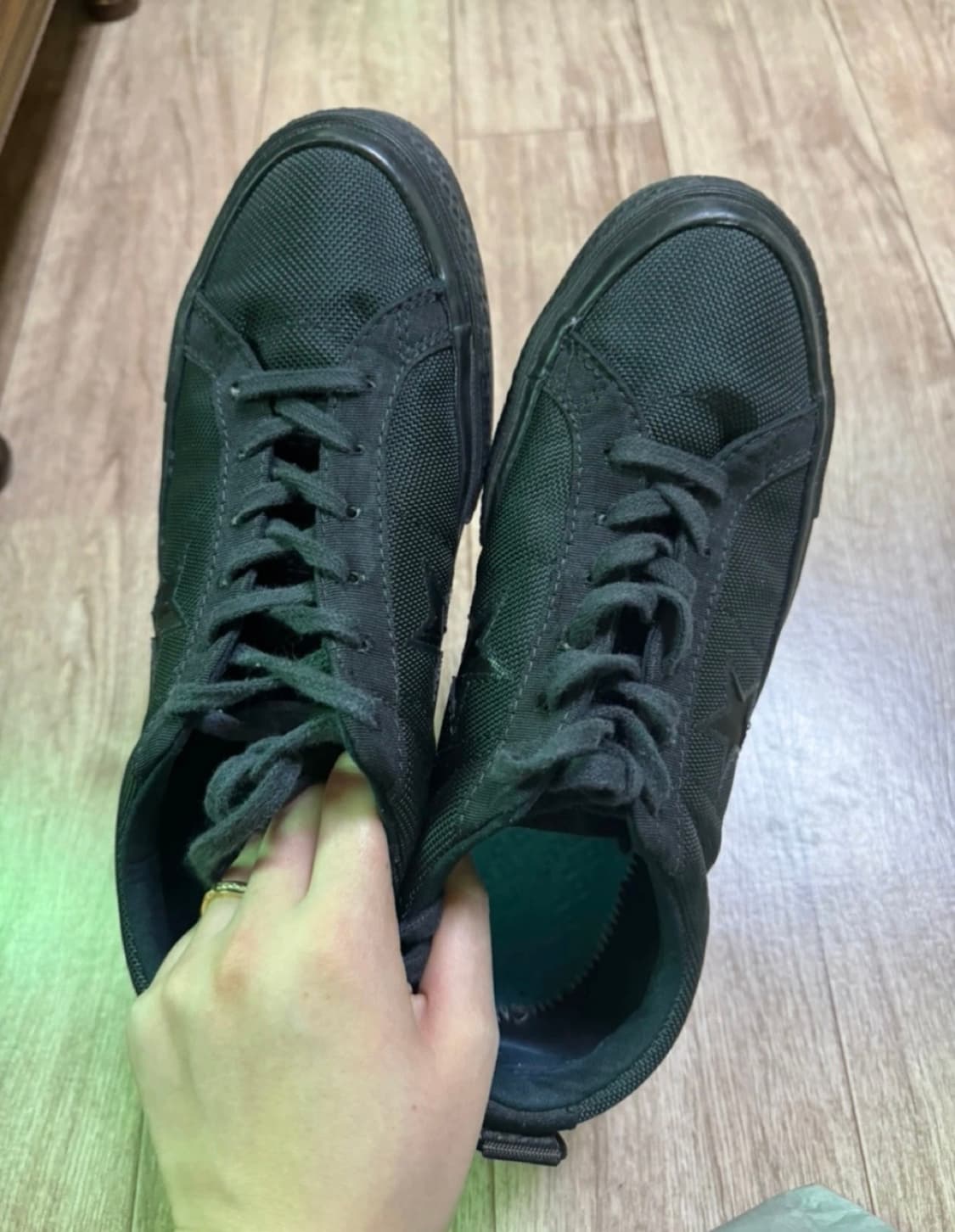 컨버스x칼하트 wip 원스타 로우 올블랙 250 상품이미지4