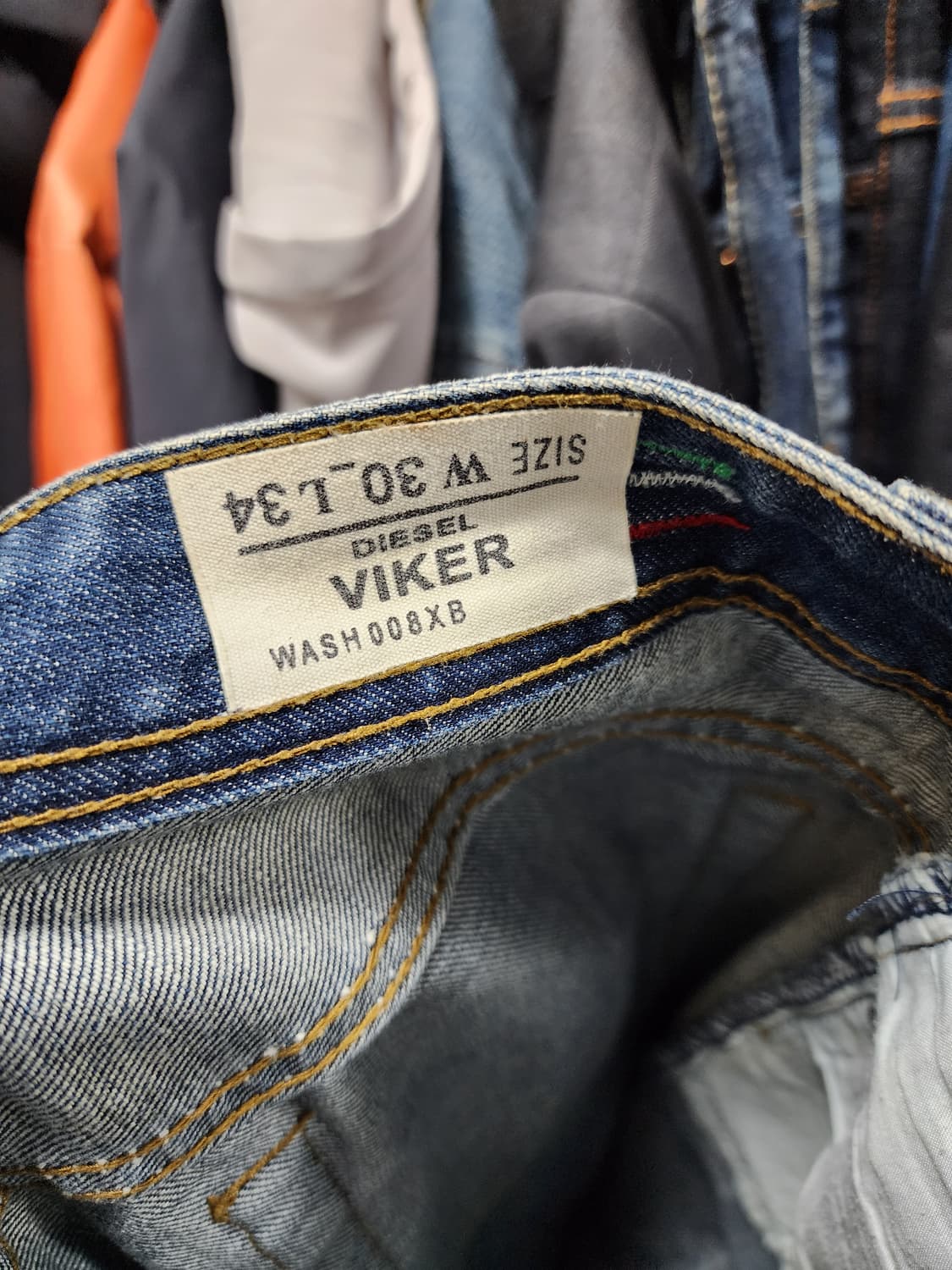 Diesel 디젤 VIKER 워싱 데님  상품이미지9