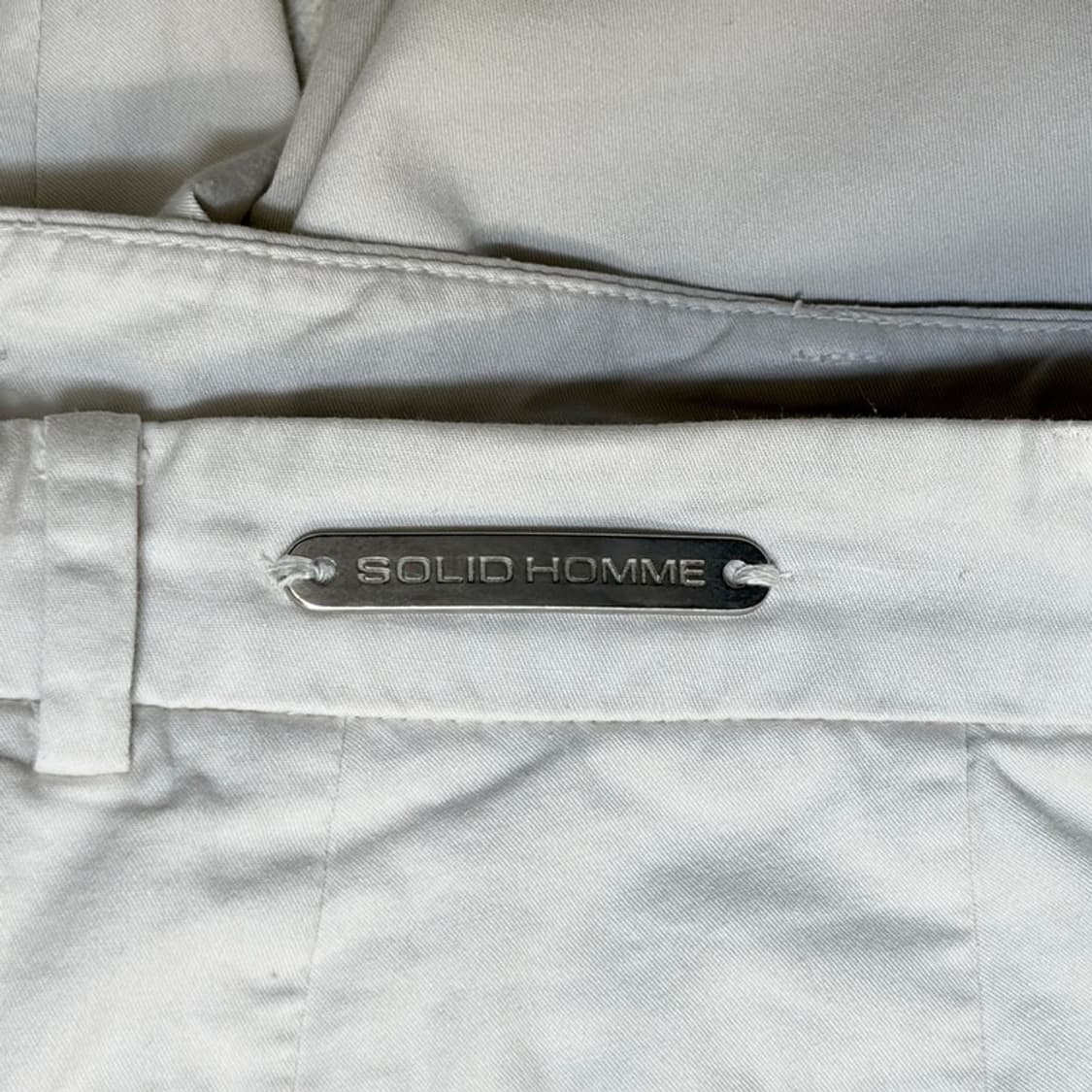 SOLIDHOMME(우영미) 크림 코튼 팬츠 46 상품이미지5