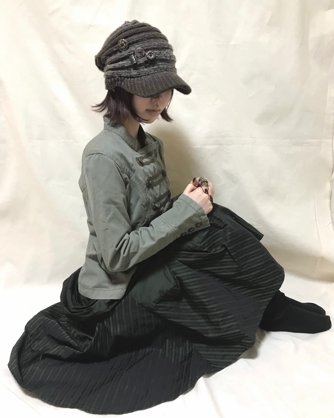 카키 나폴레옹 자켓 상품이미지5