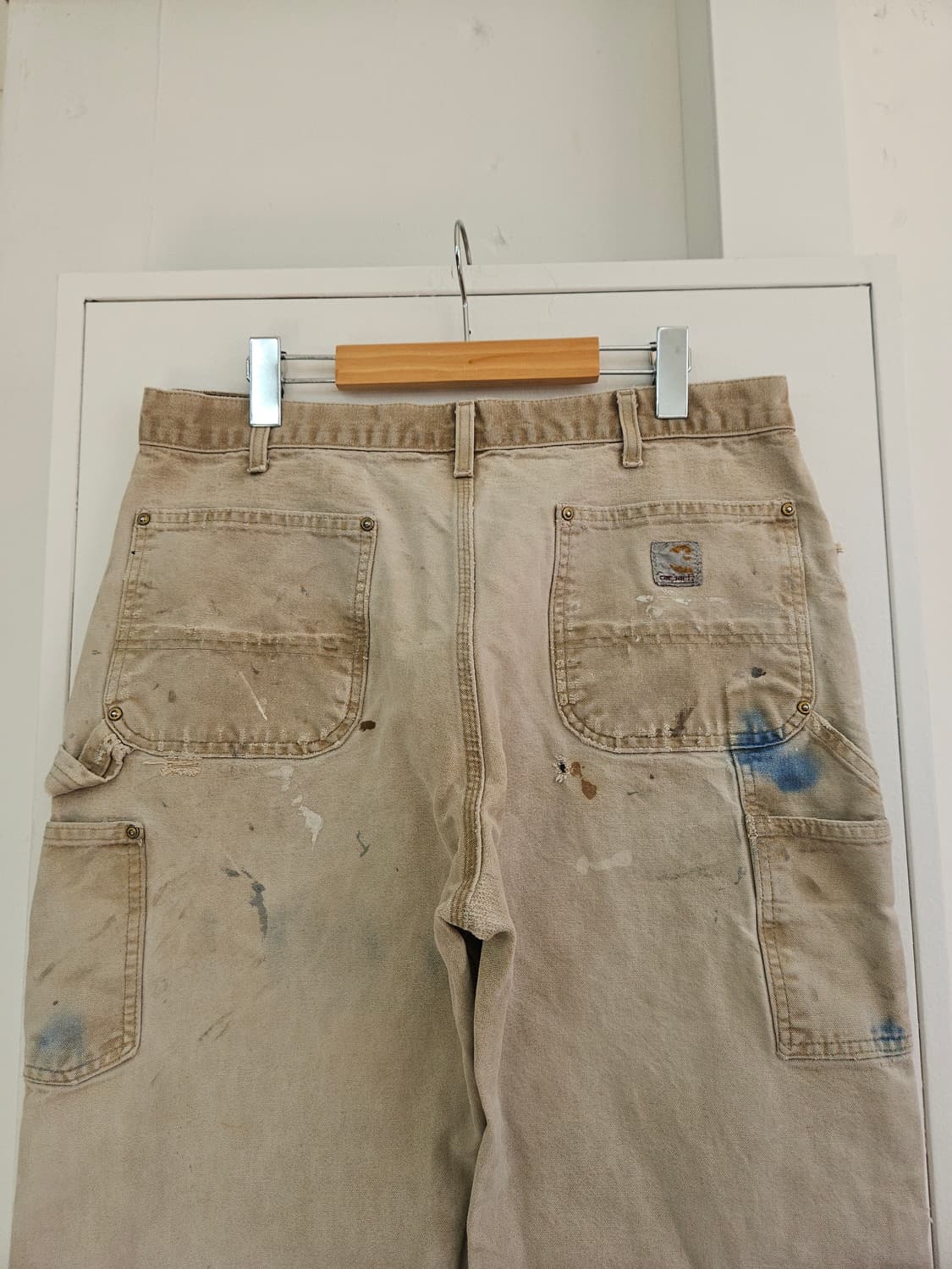 칼하트 하드페이딩 디스트레스드 더블니 워크팬츠  36X30  상품이미지7