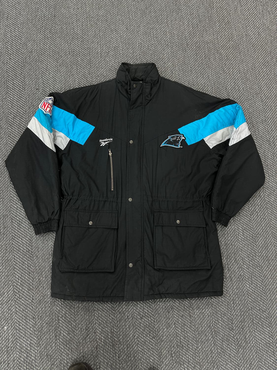 리복 x NFL 누빔롱자켓 상품이미지1