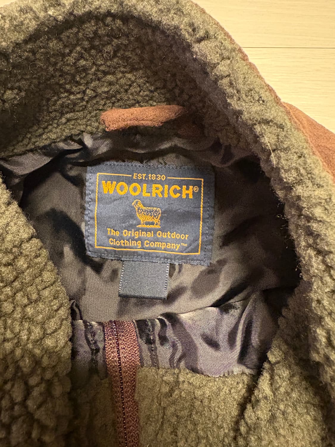 L)90s~00s 울리치 초코나무숲 플리스 집업 상품이미지3